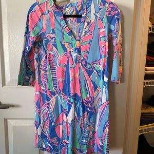 Lilly Pulitzer Long Sleeve Sailboat Dress